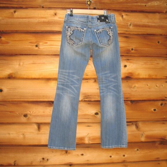 Miss Me Distressed Boot Cut Jeans - Picture 6 of 9
